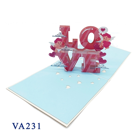Love Letters Pop Up Card
