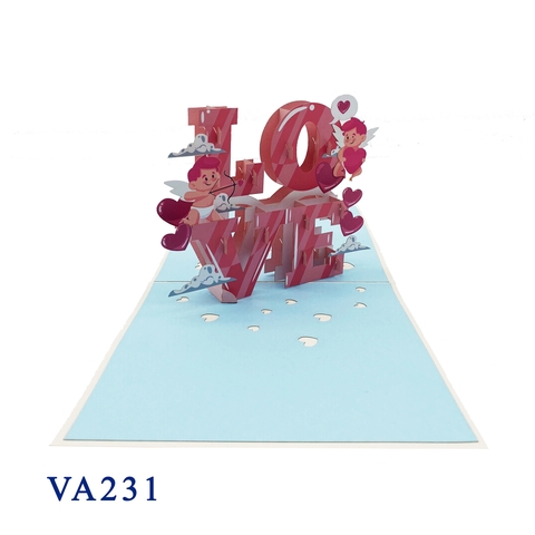 Love Letters Pop Up Card