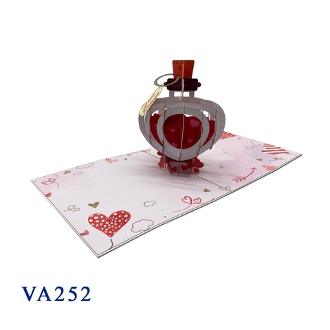 Love Potion Bottle Pop Up Card