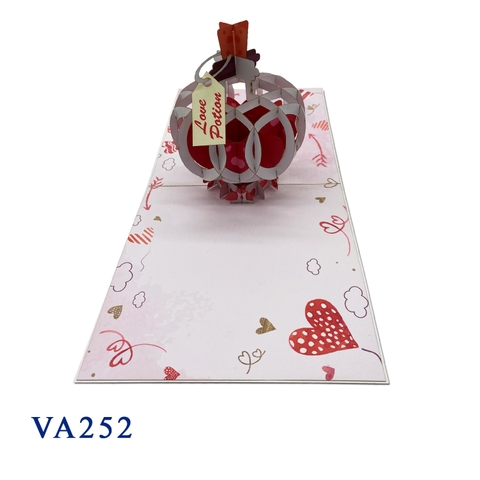 Love Potion Bottle Pop Up Card