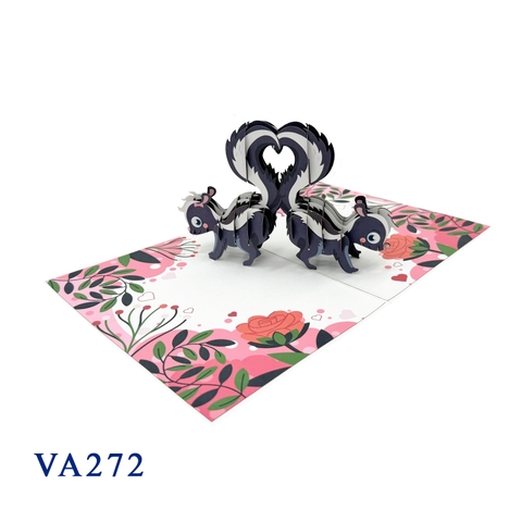 Love Stinks Pop Up Card