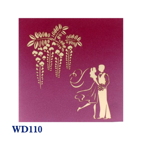 Luxury Wedding Pop Up Card