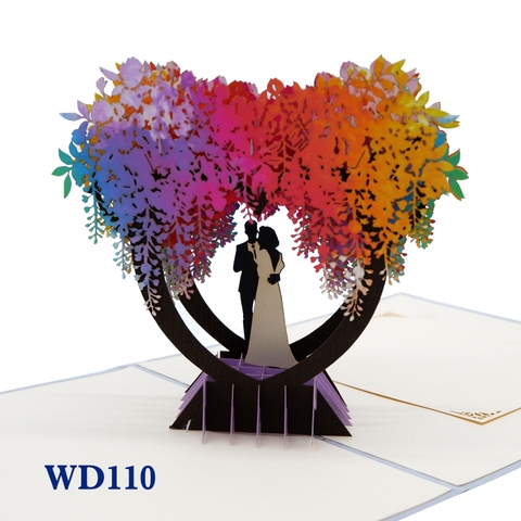 Luxury Wedding Pop Up Card