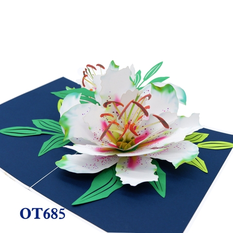 Lily Bloom Pop Up Card