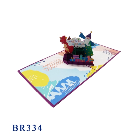 Magical Birthday Pop Up Card