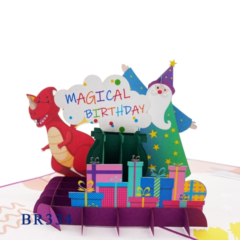 Magical Birthday Pop Up Card
