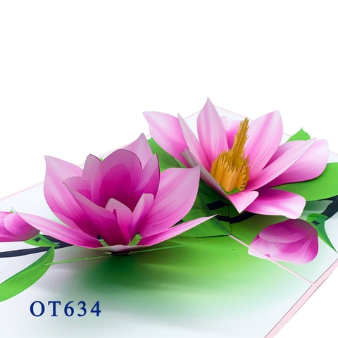 Magnolia Bloom Pop Up Card