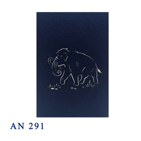 Mammoth In The Ice Age Pop Up Card