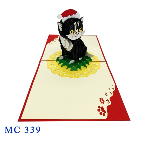 Cat Noel Pop Up Card