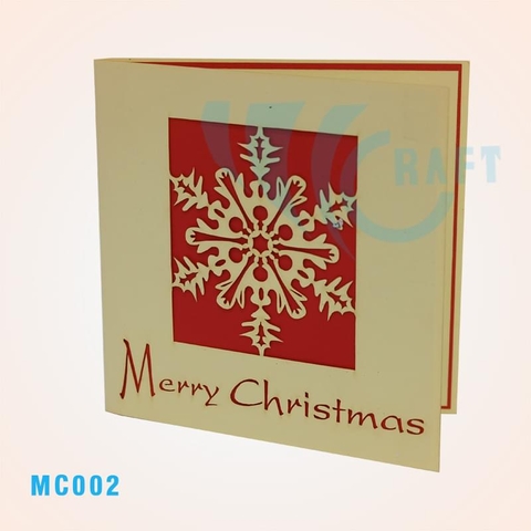 Snow Flake 1 Pop Up Card