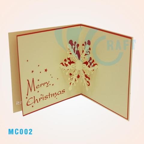 Snow Flake 1 Pop Up Card