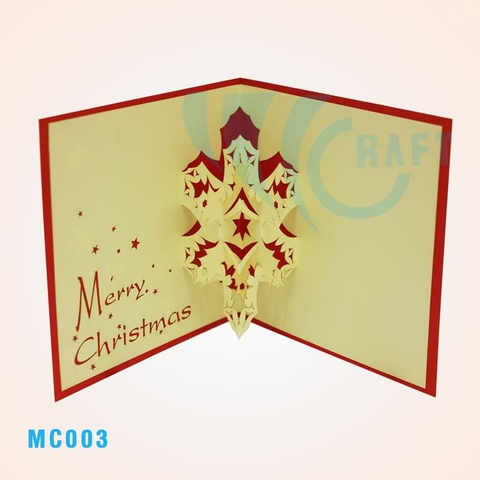 Snow Flake 2 Pop Up Card