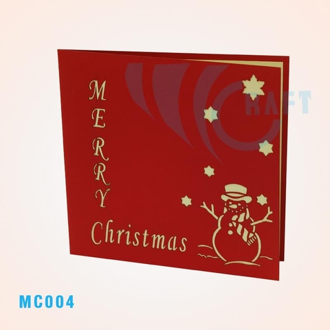 Snowman Pop Up Card