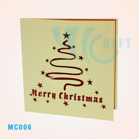 Christmas Candles 2 Pop Up Card