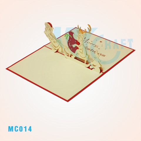 Funny Santa Claus Pop Up Card