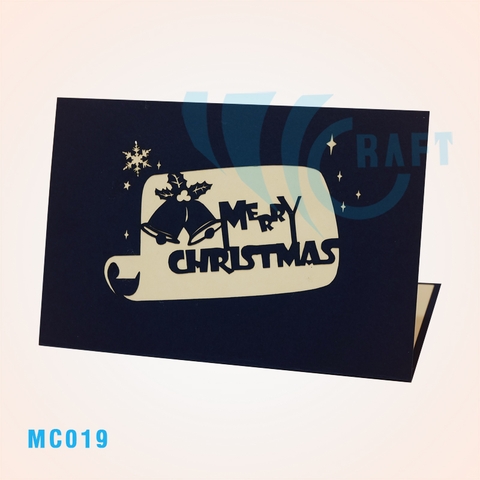 Jingle Bell And Snow Flake Pop Up Card