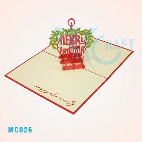 Christmas Globe Pop Up Card