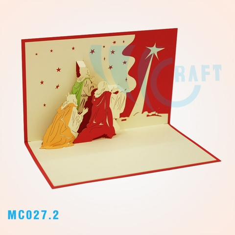 The Three Kings Pop Up Card
