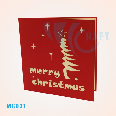 Merry Christmas Pop Up Card