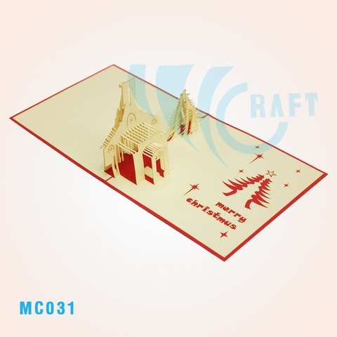 Merry Christmas Pop Up Card