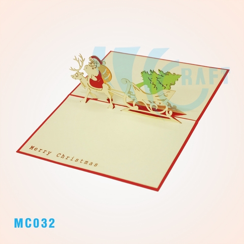 Santa Claus 3 Pop Up Card