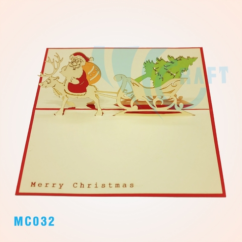 Santa Claus 3 Pop Up Card