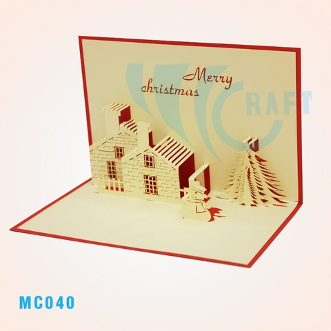 House And Tree Pop Up Card