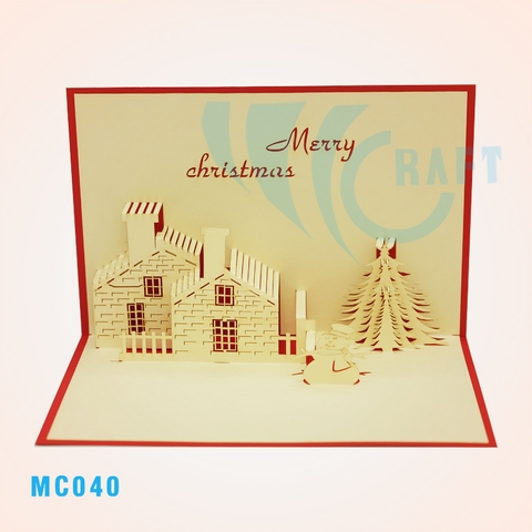 House And Tree Pop Up Card