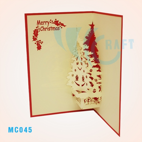 Christmas Tree 90 Pop Up Card