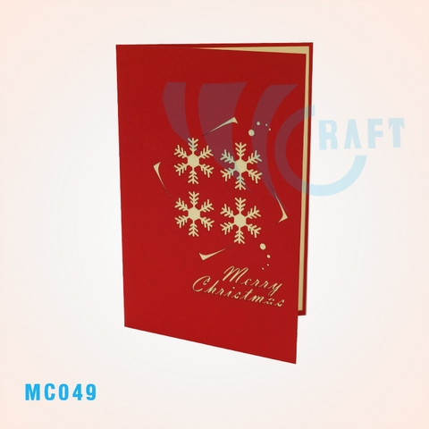 Santa And Snowflake Pop Up Card