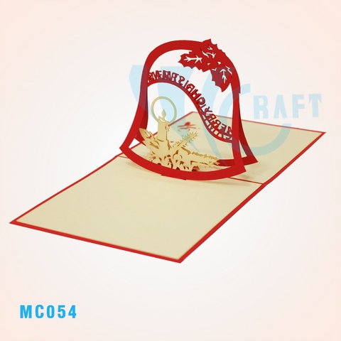 Jingle Bell Pop Up Card