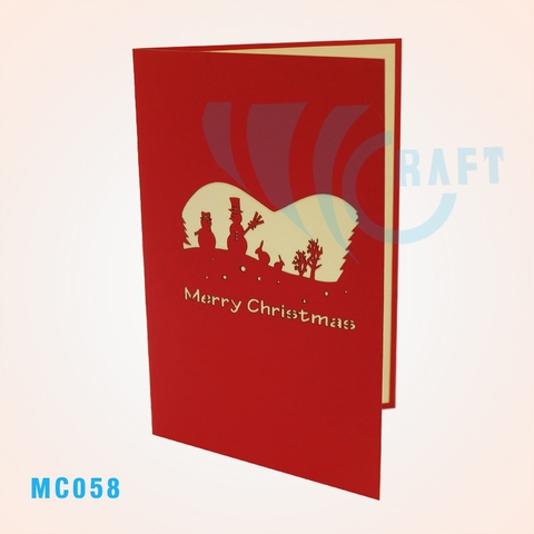 Boat Of Noel Gifts Pop Up Card