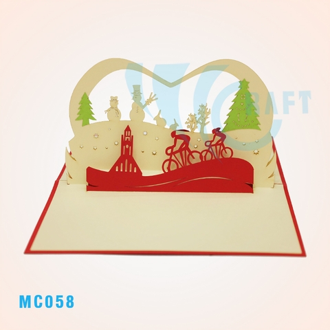 Boat Of Noel Gifts Pop Up Card