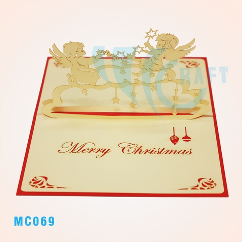 Angel Star Noel Pop Up Card
