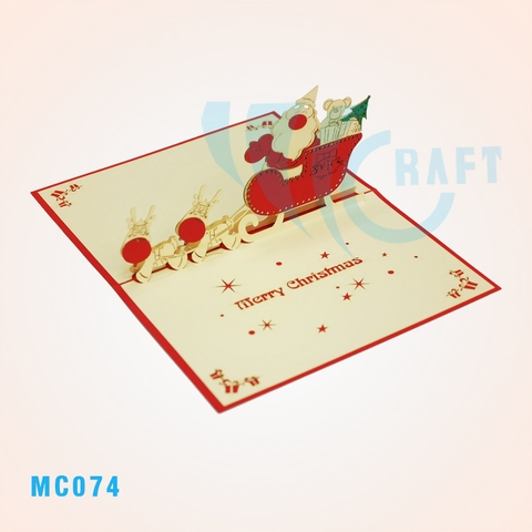Santa Claus 2014 Pop Up Card