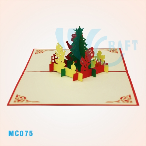 Tree And Angel Pop Up Card