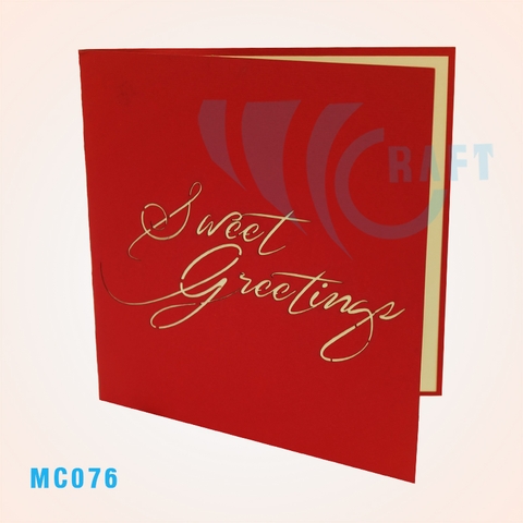 Ginger House Pop Up Card