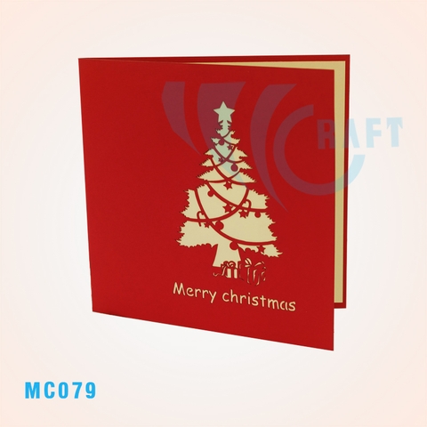 3D NOEL GIFT & TREE POP UP CARD