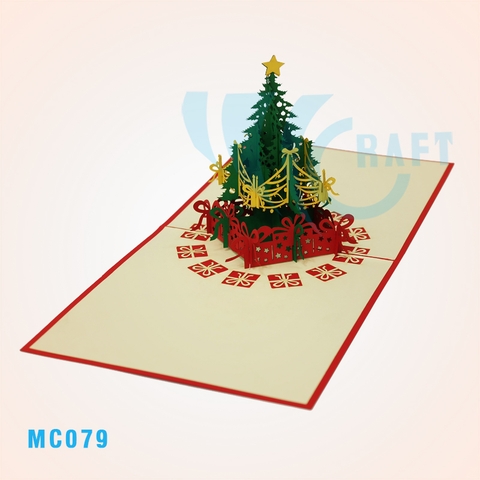 3D NOEL GIFT & TREE POP UP CARD