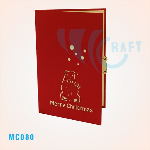 NOEL POLAR POP UP CARD