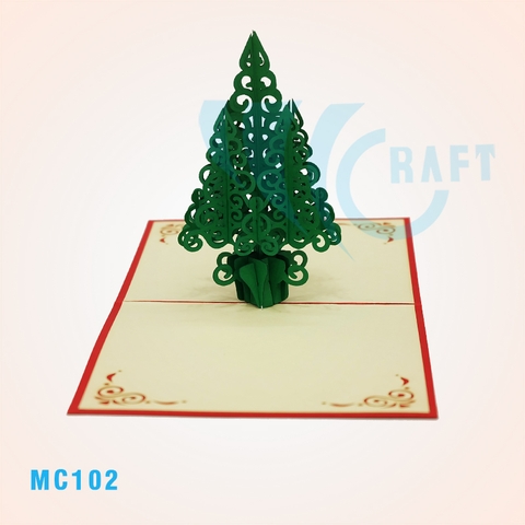 NOEL TREE POP UP CARD