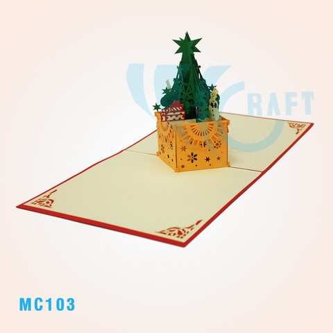 NOEL TREE POP UP CARD