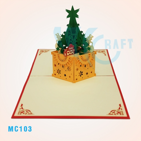 NOEL TREE POP UP CARD