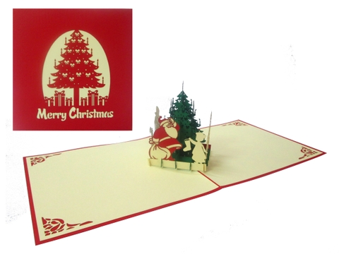 NOEL TREE POP UP CARD