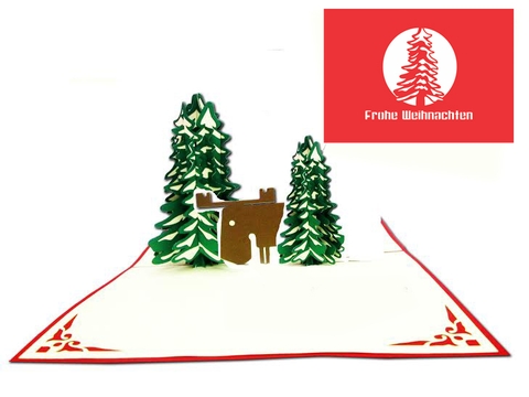 NOEL TREE POP UP CARD