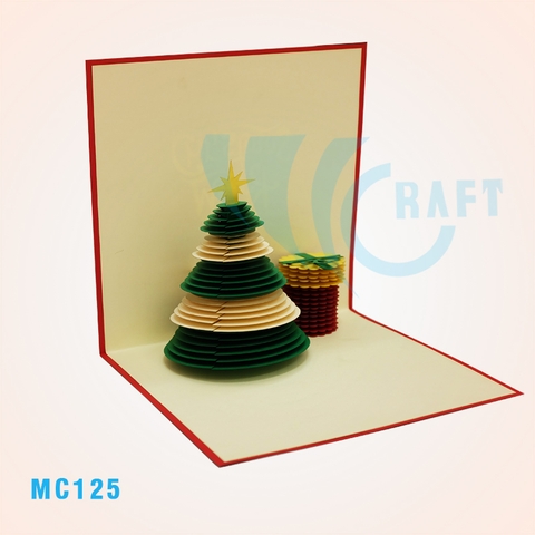 NOEL TREE & PRESENT POP UP CARD