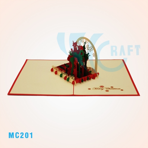 Noel Socks Pop Up Card