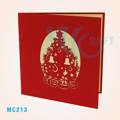 NOEL TREE AND PRESENT POP UP CARD
