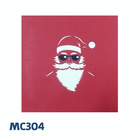 SANTA CLAUS POP UP CARD