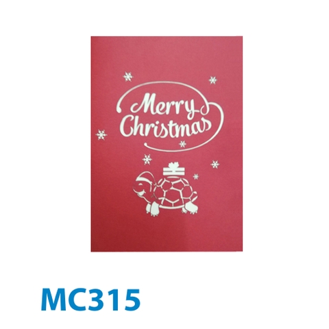 Turtle Noel Pop Up Card